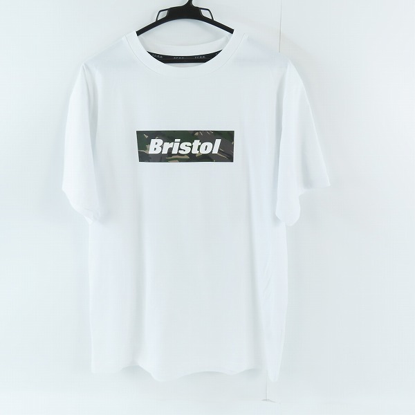 実際に弊社で買取させて頂いたF.C.Real Bristol/エフシーレアルブリストル BOX LOGO TEE Tシャツ FCRB-220067/M
