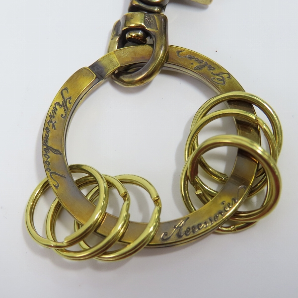 実際に弊社で買取させて頂いた（1）Gangsterville×galcia/ギャングスタービル×ガルシア キーホルダー DEVIL/デビル ブラス 真鍮 キーフック 15cmの画像 4枚目