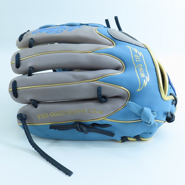実際に弊社で買取させて頂いたRawlings/ローリングス HYPER TECH COLOR SYNC/ハイパーテックカラー 軟式/オールラウンド/右投げ グローブ GR2FHTCN55Wの画像 2枚目