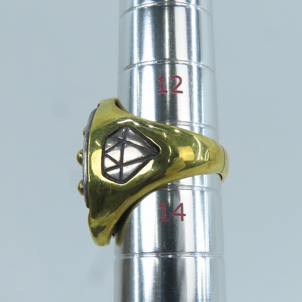 実際に弊社で買取させて頂いたGangsterville×galcia/ギャングスタービル×ガルシア Horse Shoe Trademark Ring/ホースシューリング/13.5号の画像 8枚目