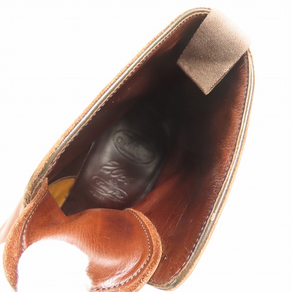 実際に弊社で買取させて頂いたCROCKETT & JONES/クロケット＆ジョーンズ Trading Post 20th記念 レースアップブーツ 5035-11B/8Dの画像 4枚目