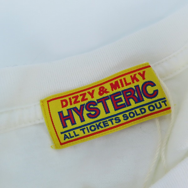 実際に弊社で買取させて頂いた【未使用】HYSTERIC GLAMOUR/ヒステリックグラマー FLAME GIRL ショート丈Tシャツ 01241CL02/FREEの画像 2枚目