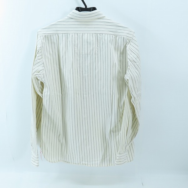 実際に弊社で買取させて頂いたSUGAR CANE/シュガーケーン ドットストライプ柄 長袖シャツ SC27076 Mの画像 1枚目