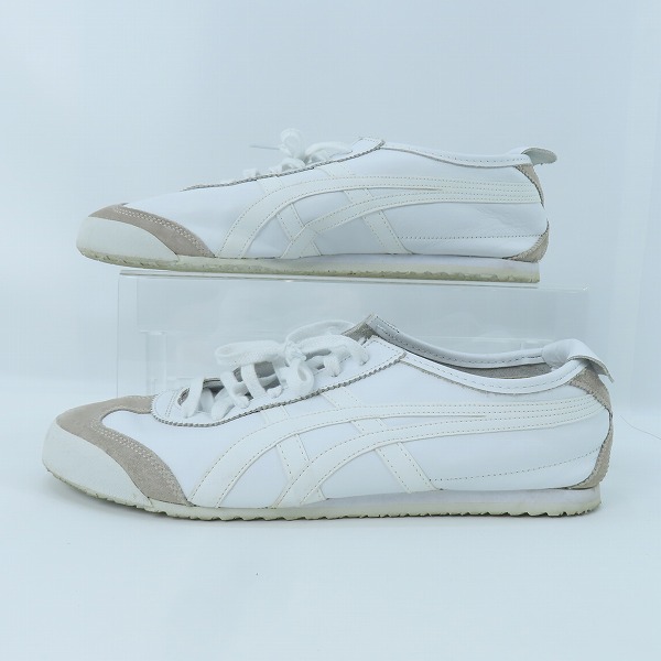 実際に弊社で買取させて頂いたOnitsuka Tiger/オニツカタイガー MEXICO 66/メキシコ レザースニーカー TH4J2L/29.0の画像 3枚目