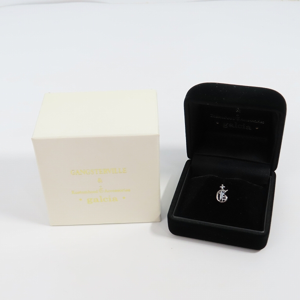 実際に弊社で買取させて頂いたGANGSTERVILLE/ギャングスタービル × galcia/ガルシア トレードマークピアス/シルバーの画像 7枚目