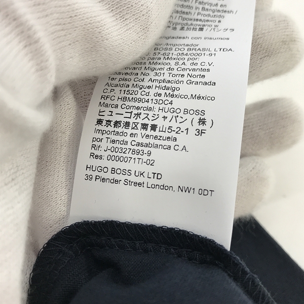 実際に弊社で買取させて頂いた【未使用】HUGO BOSS/ヒューゴボス ロゴ 半袖 Tシャツ/Mの画像 5枚目
