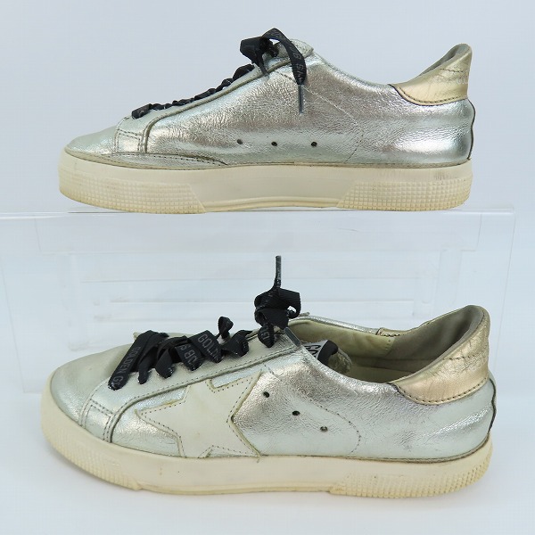 実際に弊社で買取させて頂いたGOLDEN GOOSE/ゴールデングース GGDB MAY スニーカー 35の画像 3枚目