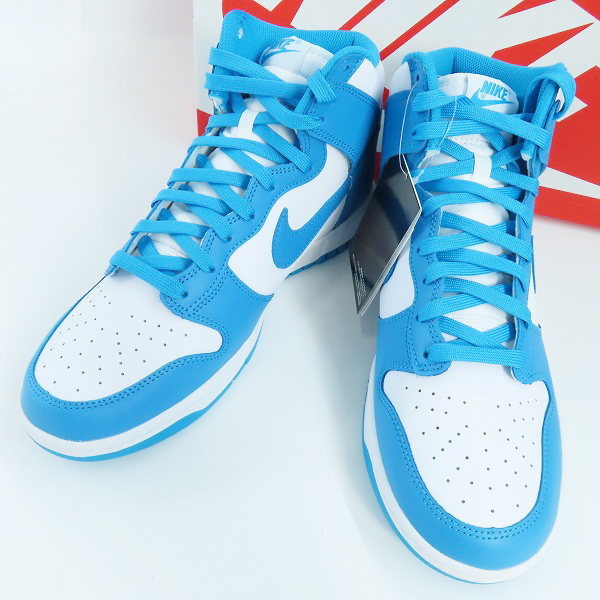 実際に弊社で買取させて頂いた【未使用】NIKE/ナイキ DUNK HI RETRO/ダンクハイ チャンピオンシップ ブルー DD1399-400/29