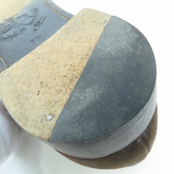 実際に弊社で買取させて頂いたJalan Sriwijaya×UNITED ARROWS/ジャランスリウァヤ×ユナイテッドアローズ スウェード ローファー 98622 38の画像 8枚目