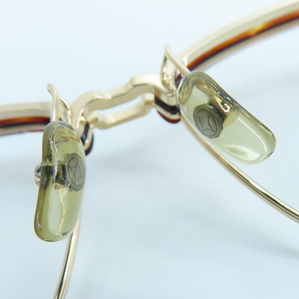 実際に弊社で買取させて頂いた999.9/フォーナインズ 眼鏡/メガネフレーム/アイウェア M-96の画像 4枚目