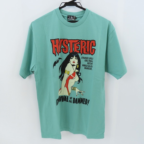 実際に弊社で買取させて頂いた【未使用】HYSTERIC GLAMOUR/ヒステリックグラマー VAMPIRELLA CARNIVAL OF THE DAMNED Tシャツ 02211CT40/M