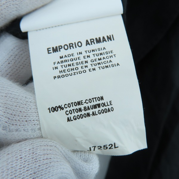 実際に弊社で買取させて頂いたEMPORIO ARMANI/エンポリオアルマーニ 襟スタッズ ドレスシャツ/Mの画像 5枚目