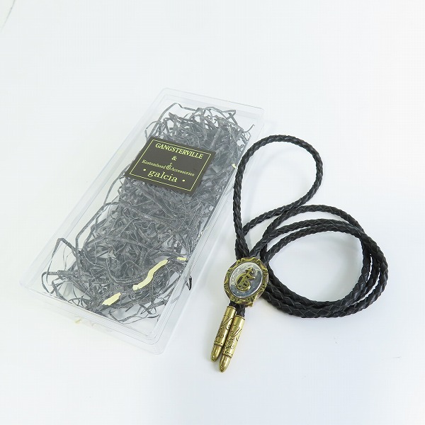 実際に弊社で買取させて頂いたGANGSTERVILLE×Galcia/ギャングスタービル×ガルシア ループタイ/ボロタイ ゴールド×シルバーの画像 8枚目