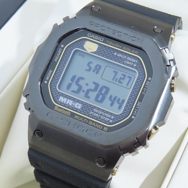 実際に弊社で買取させて頂いた【保証期間内】G-SHOCK/Gショック MR-G 初代モデル DW-5000C チタン フルメタル デュラソフトバンド MRG-B5000R-1JR