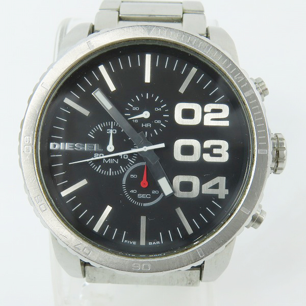 実際に弊社で買取させて頂いたDIESEL/ディーゼル ビックフェイス 海外モデル クロノ 腕時計/DZ-4209【動作未確認】