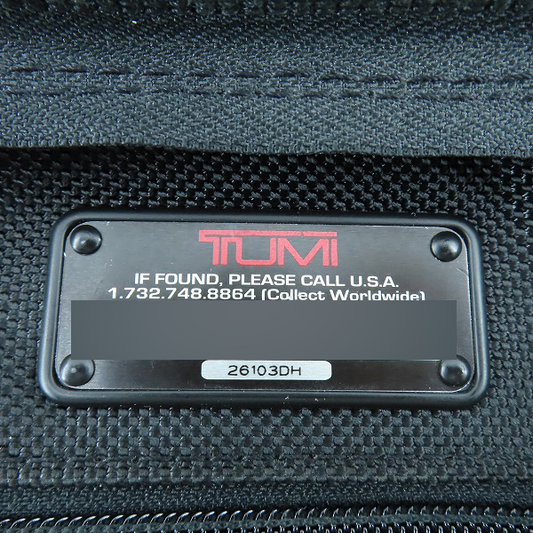 実際に弊社で買取させて頂いたTUMI/トゥミ エクスパンダブルキャリー 二輪キャリー ビジネスバッグ /26103DHの画像 5枚目
