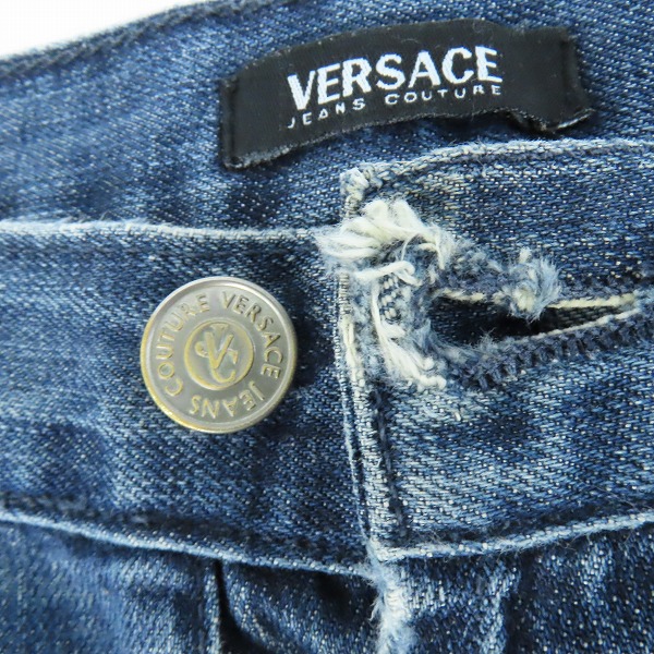 実際に弊社で買取させて頂いたVersace Jeans Couture/ヴェルサーチジーンズクチュール デニムパンツ ジーンズ インディゴの画像 5枚目