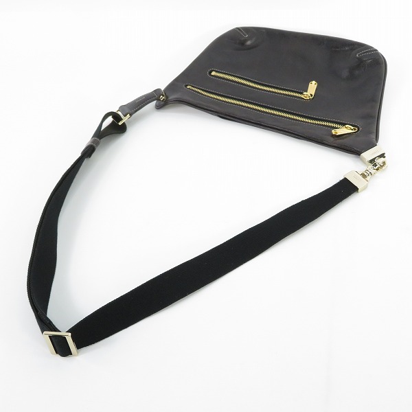 実際に弊社で買取させて頂いたaniary/アニアリ レザー ショルダーバッグの画像 2枚目