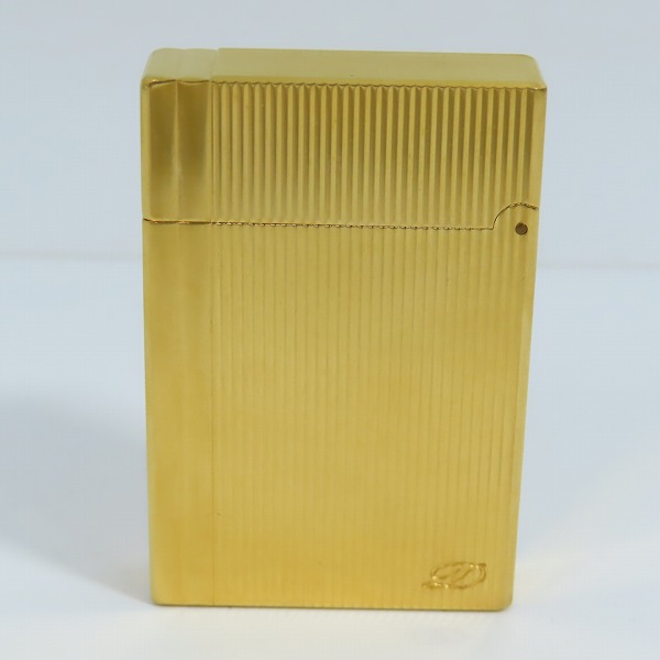 実際に弊社で買取させて頂いたS.T.Dupont/デュポン GATSBY/ギャッツビー ガスライター インターセクト ゴールド 18238の画像 1枚目