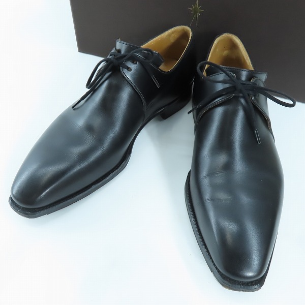 実際に弊社で買取させて頂いたCorthay/コルテ ARCA/アルカ プレーントゥ/レザーシューズ シューツリー付き 6.5