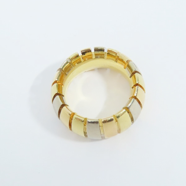実際に弊社で買取させて頂いたCartier/カルティエ 750/K18PG/YG/WG スリーカラー リング/指輪 47/7号の画像 3枚目