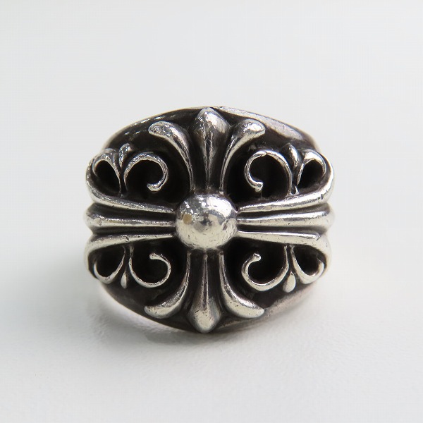 実際に弊社で買取させて頂いたCHROME HEARTS/クロムハーツ キーパーリング 21.5号の画像 1枚目