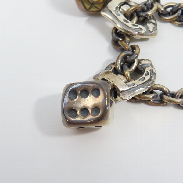 実際に弊社で買取させて頂いた（1）GANGSTERVILLE/ギャングスタービル × galcia/ガルシア DICE TOP/CHIAN SET/ダイス ネックレスの画像 6枚目