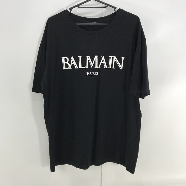 実際に弊社で買取させて頂いたBALMAIN/バルマン ラバーロゴ 半袖Tシャツ EG000BC27/M