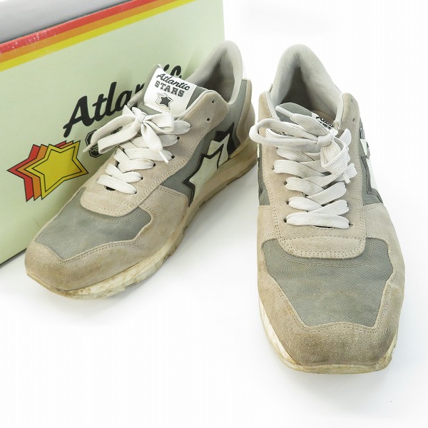 実際に弊社で買取させて頂いたATLANTIC STARS/アトランティックスターズ スニーカー グレー系 28.5