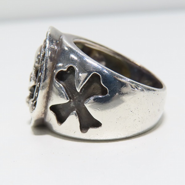 実際に弊社で買取させて頂いたA&G×LION HEART/エーアンドジー×ライオンハート スカルリング 17号の画像 2枚目