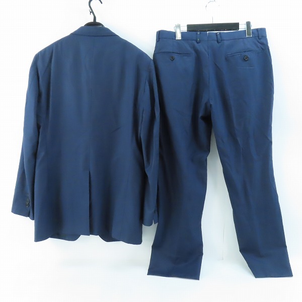 実際に弊社で買取させて頂いたTOMORROWLAND PILGRIM/トゥモローランド ピルグリム チェック柄 ブルー スーツセットアップ /50の画像 1枚目