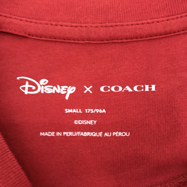 実際に弊社で買取させて頂いたCOACH×Disney/コーチ×ディズニー 東京オリンピック 半袖Tシャツ/Sの画像 2枚目