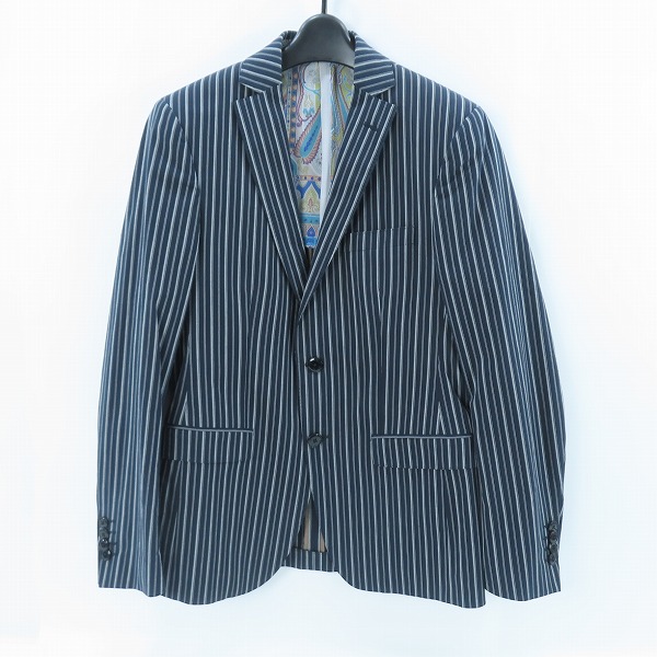 実際に弊社で買取させて頂いたETRO/エトロ ストライプ テーラードジャケット/121-11806-1087/46