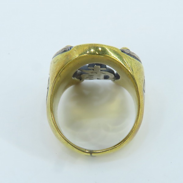 実際に弊社で買取させて頂いたGangsterville×galcia/ギャングスタービル×ガルシア Horse Shoe Trademark Ring/ホースシューリング/15.5号の画像 5枚目