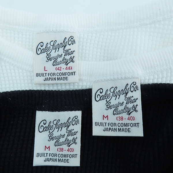 実際に弊社で買取させて頂いたCALEE/キャリー タンクトップ ブラック/ホワイト 3点セットの画像 2枚目