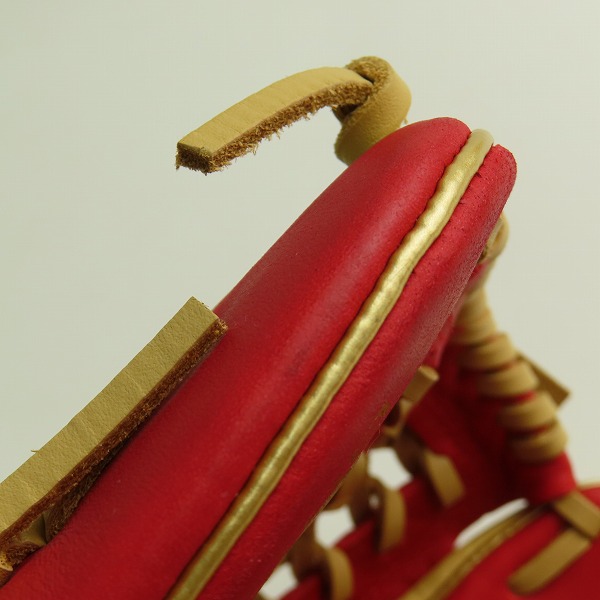 実際に弊社で買取させて頂いたRawlings/ローリングス HYPER TECH COLOR SYNC 軟式 オールラウンド 野球グローブ/グラブ GR4HTCN55Wの画像 9枚目