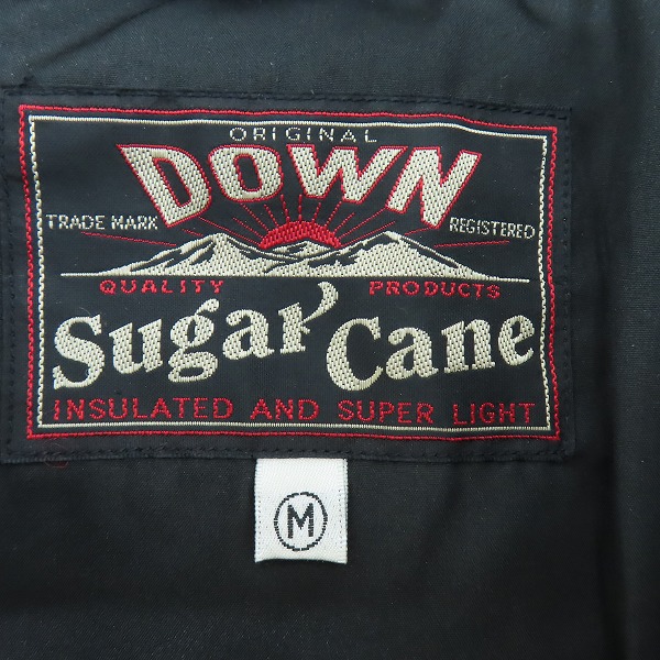 実際に弊社で買取させて頂いたSUGAR CANE/シュガーケーン レザーヨークダウンジャケット SC12342/Mの画像 2枚目