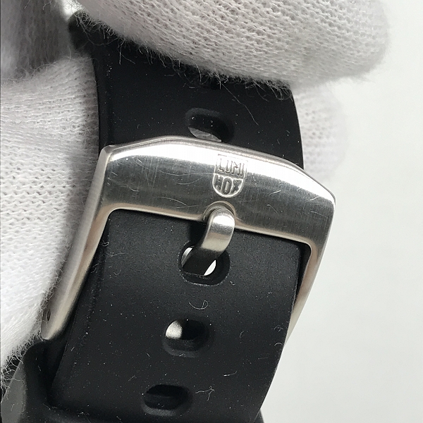 実際に弊社で買取させて頂いたLUMINOX/ルミノックス LEATHERBACK SEA TURTLE 0300 SERIES  アナログ クォーツ 腕時計 0301.Lの画像 6枚目