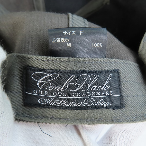 実際に弊社で買取させて頂いたCOALBLACK/コールブラック コーデュロイ キャップ Fの画像 6枚目