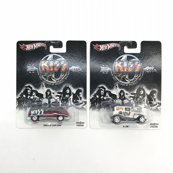 実際に弊社で買取させて頂いた【未開封】Hot Wheels/ホットウィール KISS/キッス A-OK/DREAM VAN XGW ミニカー 2点セット
