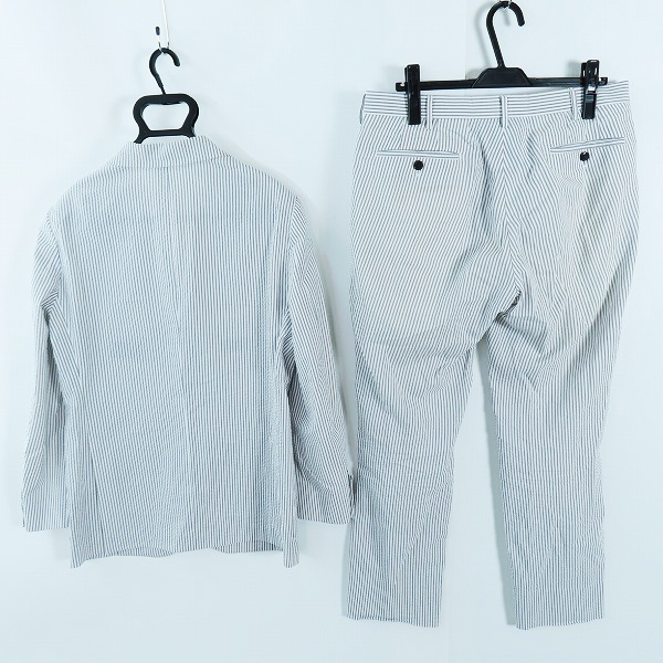 実際に弊社で買取させて頂いたTOMORROWLAND PILGRIM/トゥモローランド ピルグリム コットンシアサッカー ジャケット/パンツ セットアップ/46/48の画像 1枚目