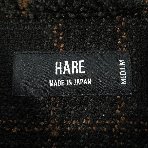 実際に弊社で買取させて頂いたHARE/ハレ オーバーサイズ ビッグブークレシャツ HA020087AA Mの画像 2枚目
