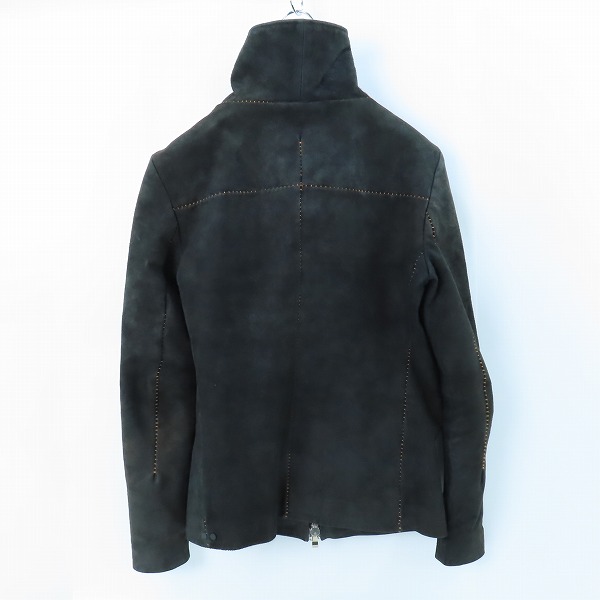 実際に弊社で買取させて頂いたincarnation/インカネーション ホースハイド/馬革 バック スキン 2ジップ ブルゾン ジャケットの画像 1枚目