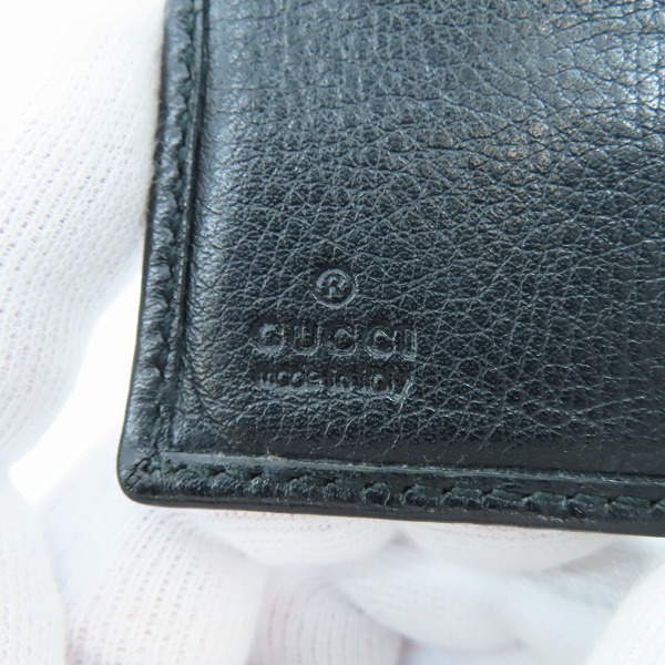 実際に弊社で買取させて頂いたGUCCI/グッチ GGシマ クレスト 二つ折り財布 の画像 5枚目