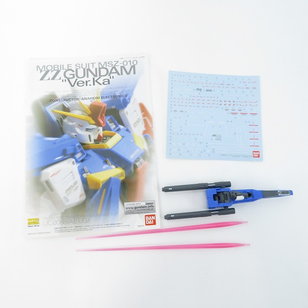 実際に弊社で買取させて頂いた【完成品/ジャンク扱い】BANDAI/バンダイ MG 1/100 ダブルゼータガンダム Ver.Ka/ZZ/ガンプラの画像 5枚目