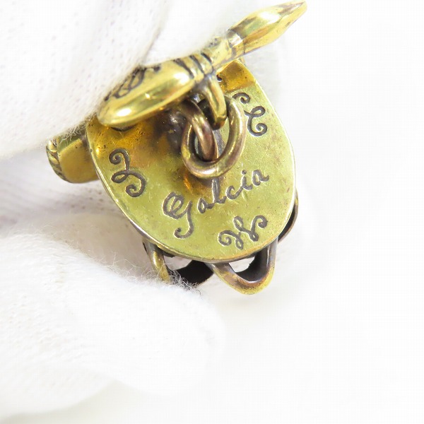 実際に弊社で買取させて頂いた(2)GANGSTERVILLE×Galcia/ギャングスタービル×ガルシア メキシカンスカル カフリンクス/カフス ブラス/真鍮の画像 5枚目