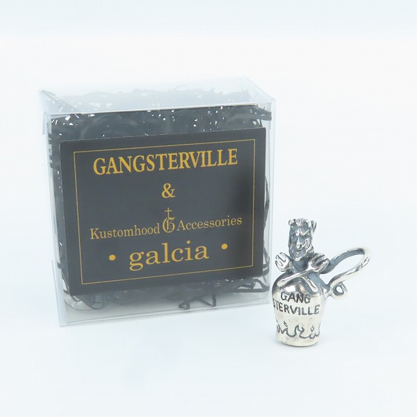実際に弊社で買取させて頂いた (2)GANGSTERVILLE×Galcia/ギャングスタービル×ガルシア POISON BOTTLE シルバー ペンダントトップの画像 6枚目