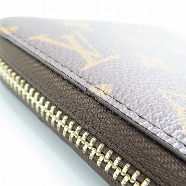 実際に弊社で買取させて頂いたLOUIS VUITTON/ルイヴィトン モノグラム ジッピーウォレット/ラウンドファスナー 長財布 M60017の画像 6枚目