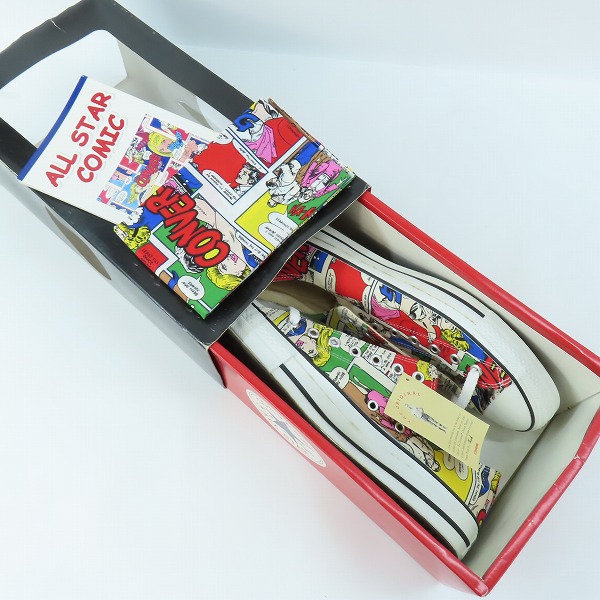 実際に弊社で買取させて頂いたCONVERSE/コンバース ALL STAR COMIC OX ローカットスニーカー/9.5の画像 8枚目