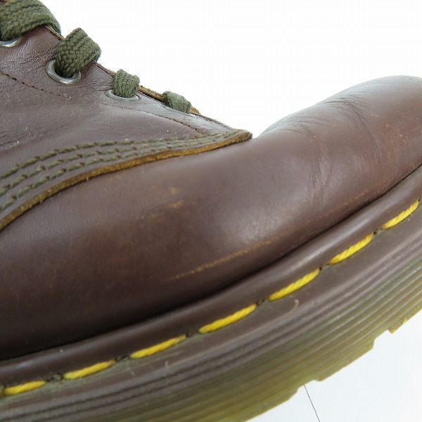 実際に弊社で買取させて頂いたDr.Martens/ドクターマーチン 1460 8ホール ブーツ MADE IN ENGLAND イングランド製 ブラウンの画像 8枚目